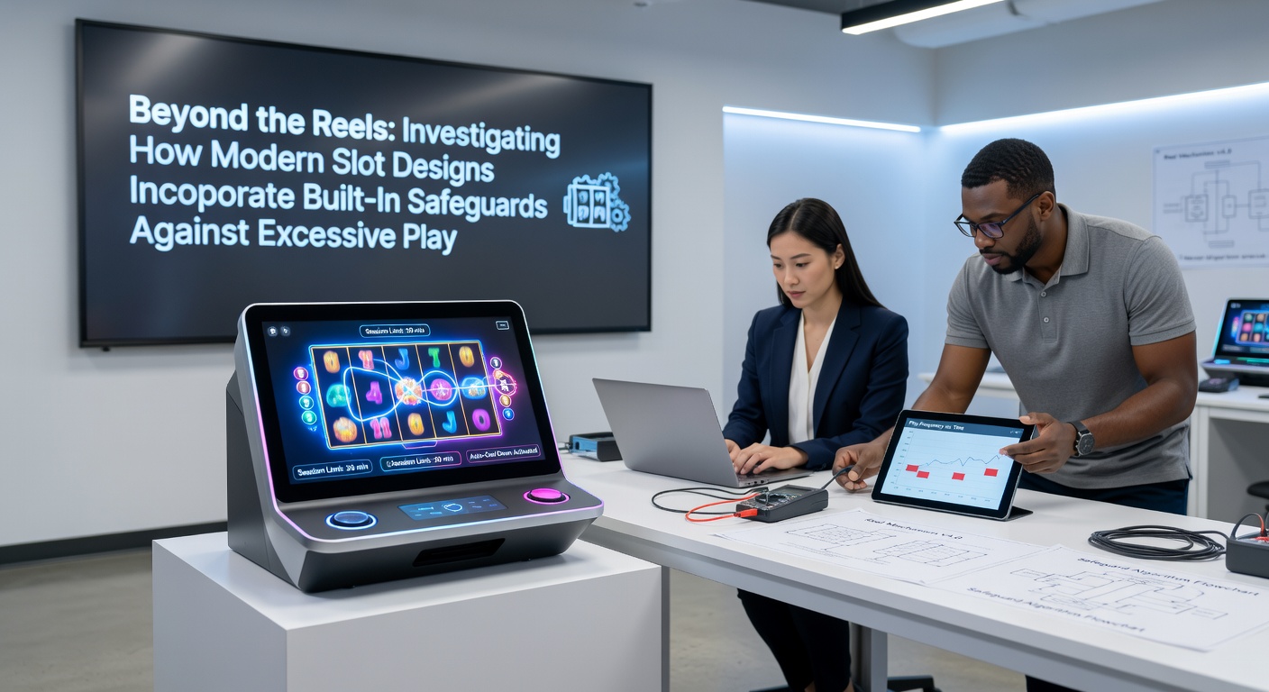 Speler die een slotinterface bekijkt met actieve reality-check popup en sessie-overzicht