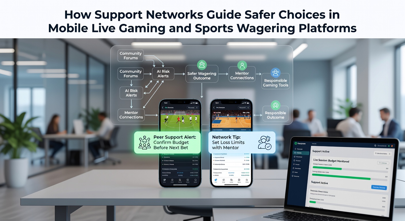 Ondersteuningsnetwerken die spelers begeleiden bij mobiele live gaming en sportweddenschappen