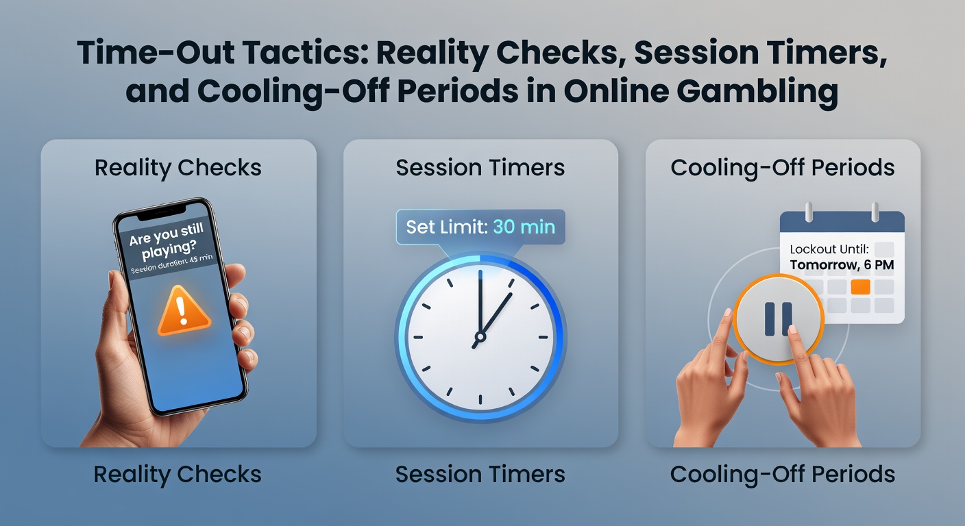 Schermafbeelding van een reality check pop-up op een online gokplatform, met tijd en uitgaven weergegeven